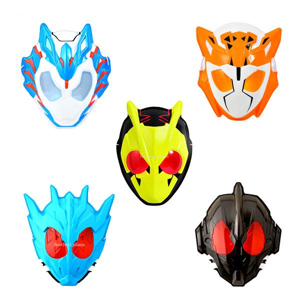 お面 平成・令和ライダー 5種セット 5枚入(5種各1枚) おめん