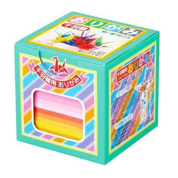 トーヨー ボックスケース入り 7cm 千羽鶴用おりがみ 1000枚入 縁日