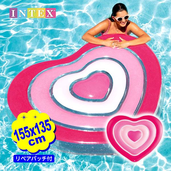 インテックス スイート ハート フロート 58727 1．55mx1．35mx25cm