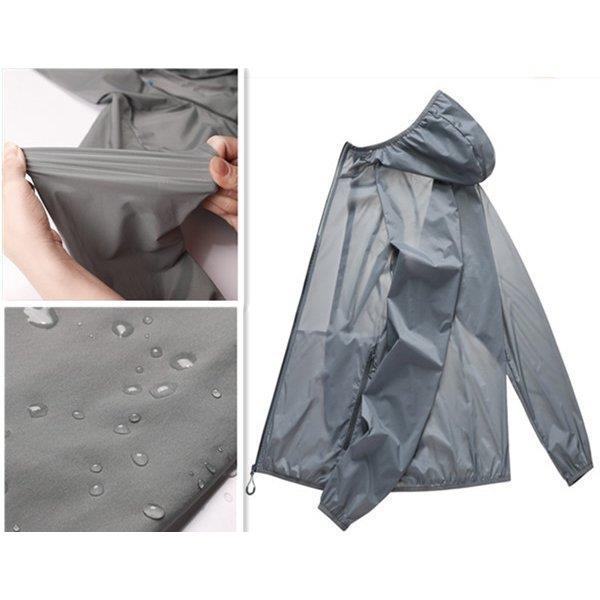 Uvカット ジャケット パーカー メンズ レディース 海 夏 釣り アウトドア 軽量レインジャケット Uvカット率 99 防水 Upf50 自転車 レインウェア ウミネコ Dsyp Zxs Fevstyle 通販 Yahoo ショッピング