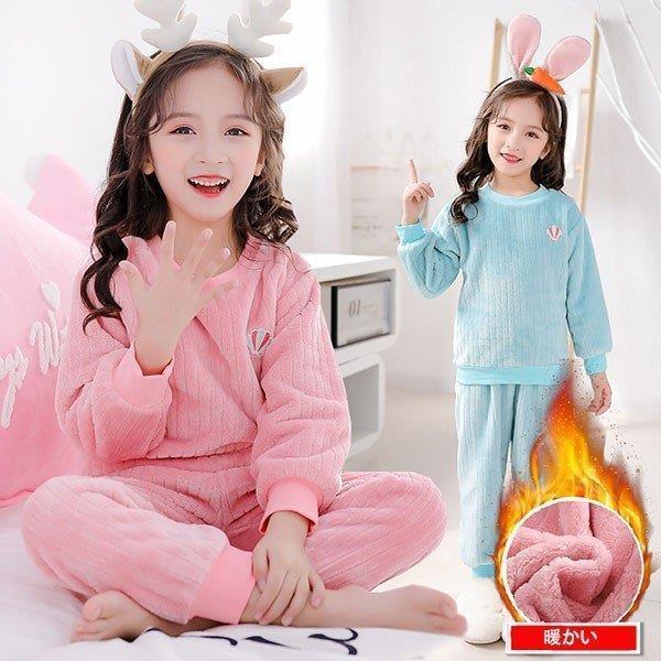 パジャマ キッズ 冬 長袖 150 160 綿 おしゃれ 女の子 子供服 上下セット セットアップ 厚手 長ズボン ルームウェア 部屋着 モコモコ 暖かい 寝間着 可愛い 新品 Sy29 Fevstyle 通販 Yahoo ショッピング