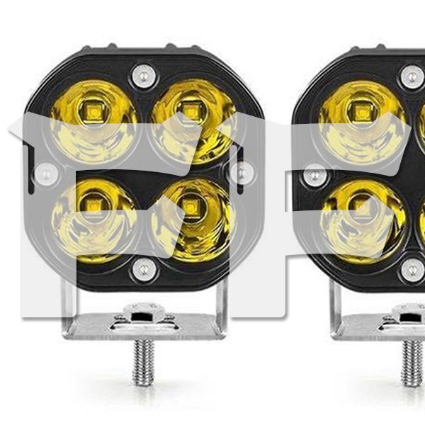 LED ワークライト 40W 3インチ 作業灯 補助灯 前照灯 投光器 建築機械