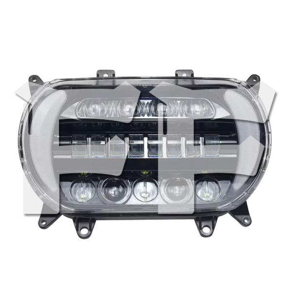 ハーレー ロード グライド 15-24 LED ヘッドライト ウインカー ハイ