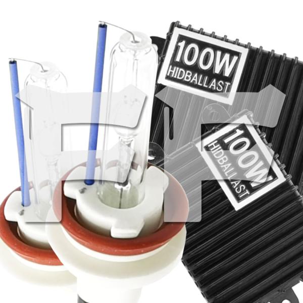送料無料● HID キット 100W H1/H3/H7/H8/H11/H16/HB3/HB4/D2H/D2Y 4300K/6000K/8000K バルブ AC 交流式 バラスト 専用リレー ヘッドライト フォグランプ 汎用