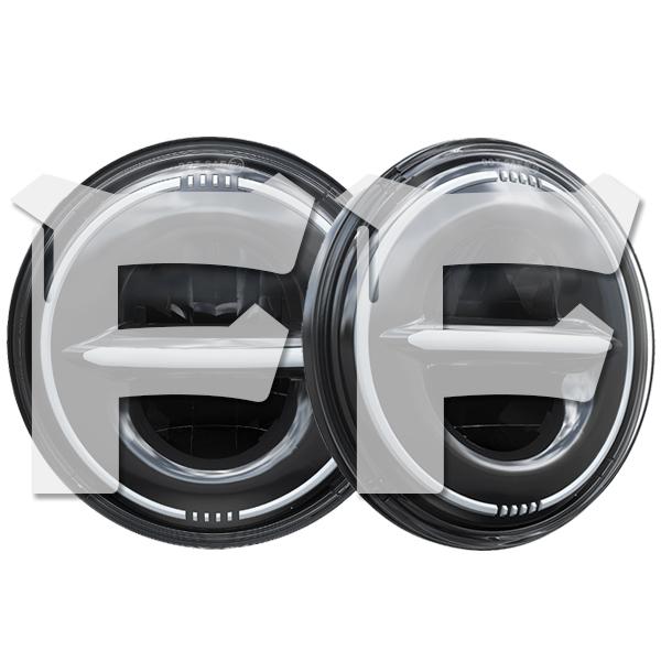 送料無料○ 7インチ 60W JEEP LED ヘッドライト JK TJ ジムニー ハマー 