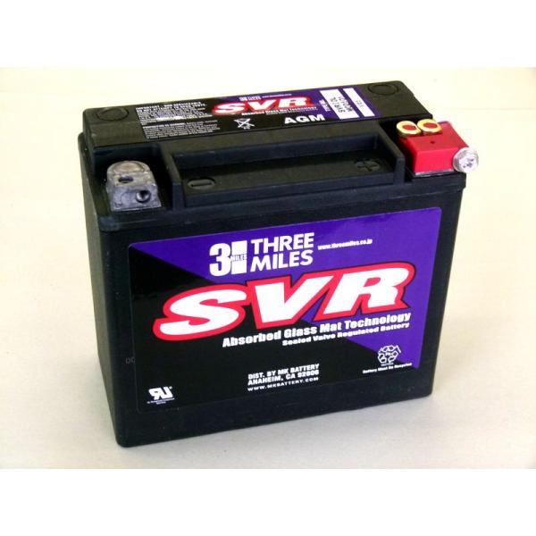 SVR20L AGM BATTERY バッテリー スリーマイルズ M02601