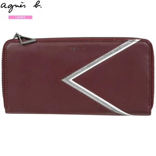 再出品お詫び大幅値下げ　　agnes b. ブラウン 長財布 agnes b.（アニエスベー） 訳あり特価 長財布 レディース ブランド 本