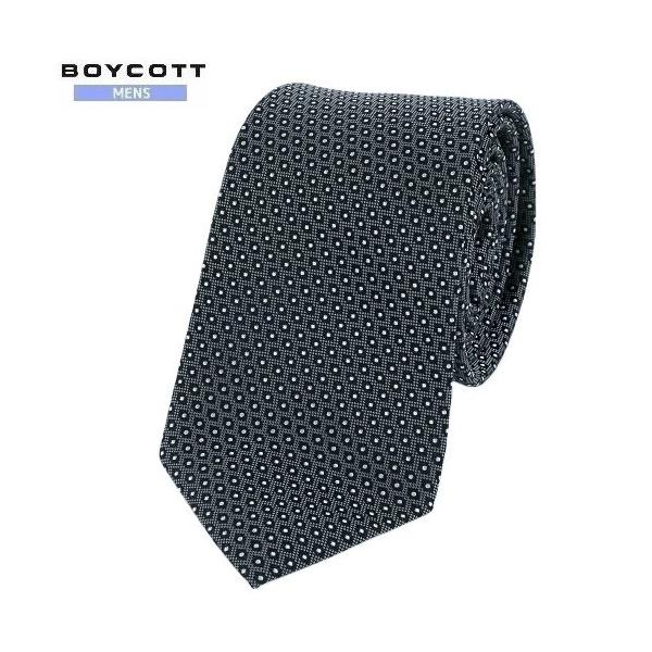 商品名：ドット刺繍 シルクネクタイブランド：BOYCOTT生産国：中国サイズ：実寸ー大剣先7.5cm※多少の誤差はご了承下さい。素材：絹100%カラー：ダークグレー系【モニタの環境によって色が異なる場合があります】コンディション：新品未使用...