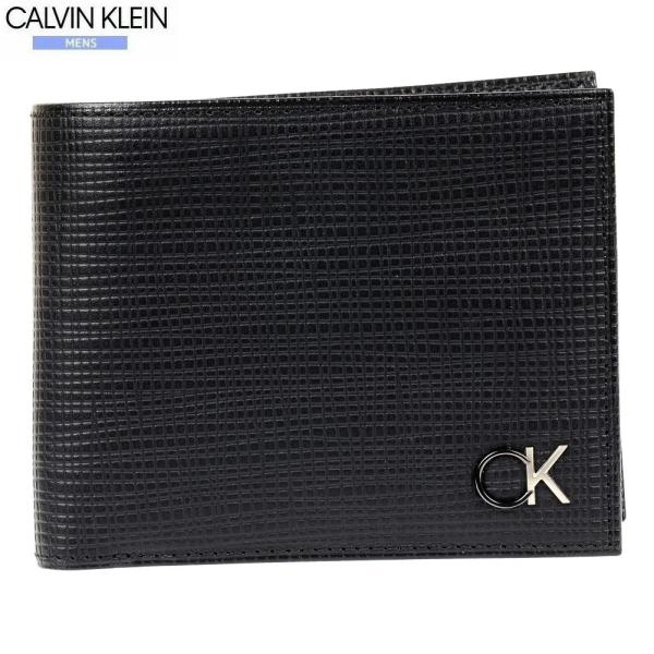 新品未使用　カルバンクライン　メンズ　長財布　黒 カルバンクライン 長財布 メンズ 父の日 ブランド 二つ折り長
