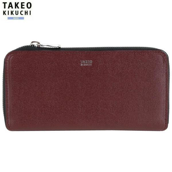 ＊新品＊TAKEO KIKUCHI イタリアンレザー長財布 TAKEO KIKUCHI（タケオキクチ） 長財布 TAKEO KIKUCHI 30%OFF メンズ