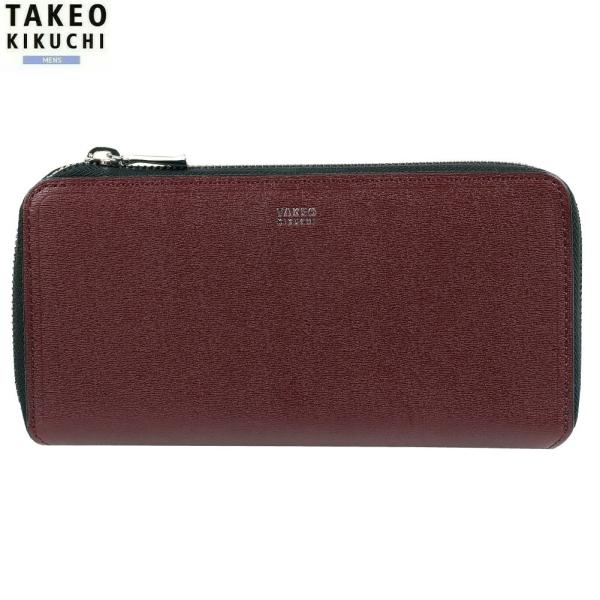 新品★TAKEO KIKUCHI★長財布★ボルドー TAKEO KIKUCHI タケオキクチ 長財布 30%OFF メンズ ブランド 本