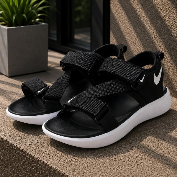 Nike ブラック スポーツサンダル DMV338-004 27cm NIKE（ナイキ） スポーツサンダル ウィメンズ ビスタサンダル ブラック