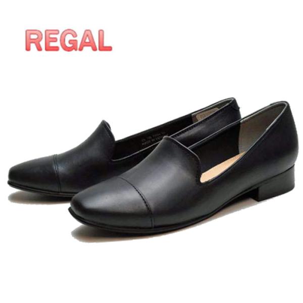 未使用級 REGAL リーガル ローファーパンプス 牛革 黒 23.5 REGAL（リーガル） レディース パンプス 靴 REGAL F25M ブラック