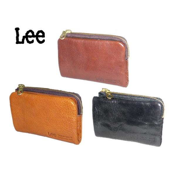 Lee リー イタリアンソフトレザー Lファスナーミドルサイズ二つ折り 320-1922 sanyo06 Lee（リー） イタリアンソフトレザー Lファスナーミドルサイズ二つ折り