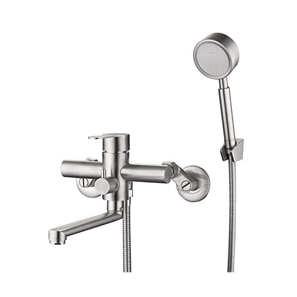 浴室水栓 Hefo 浴室用水栓 セット シャワー水栓 バス水栓 やけど防止