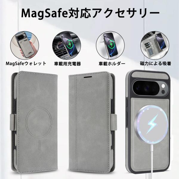 2in1 �蒠�^ Magsafe�Ή� �����^ Google Pixel 11 10a 9a Pixel10 �P�[�X �}�O�l�b�g ���O�� �J�[�h���[ 3�� �O�[�O�� �s�N�Z��11 �s�N�Z��10 �g�уP�[�X ���i�摜2