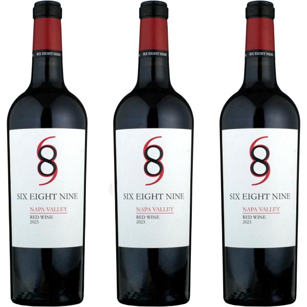 【3本セット】 シックス エイトナイン ナパヴァレー レッド Six Eight Nine Napa Valley Red Wine 赤ワイン