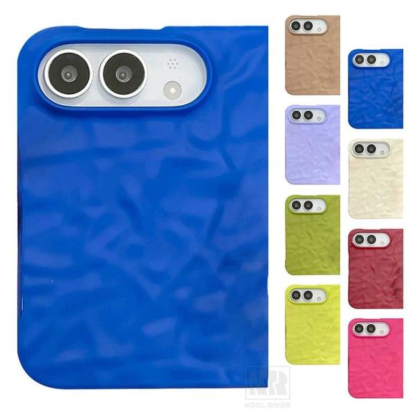 iPhone Duo用 ケース カバー 折りたたみ型 プラスチック インスタ映え デコ 可愛い お洒落 アイフォン デュオ用 保護ケース