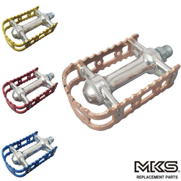 他サイト： フラットペダル ミカシマ BM-7 復刻版 カッパー(銅メッキ) ゴールド ブルー レッド 左右セット ツーリング アドベンチャー MKS MIKASHIMA 三ヶ島製作所の商品画像