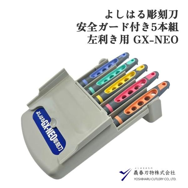 【商品仕様】 素材：不明 サイズ：不明 重量：不明 カラー：不明 セット内容：５本組（平刃、切出刀、三角刀、中太刃、小丸刃）、ノンスリップシート、名前シール 生産国：日本 機能・仕様：安全ガード付き（取り外し可能）、左利き用 【商品説明】 ...