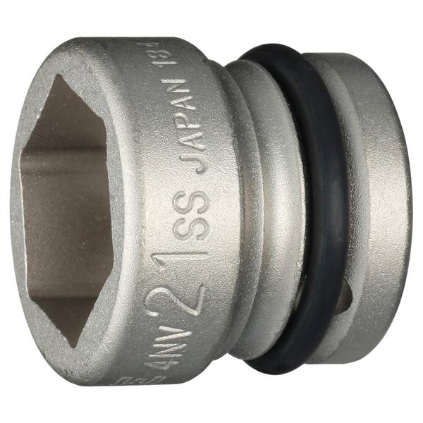 在庫処分セール！TONE インパクト用ショートソケット 4NV-21SS 差込角12.7mm (1/2) 二面幅21mm ＼LINEお友達で300円OFF／