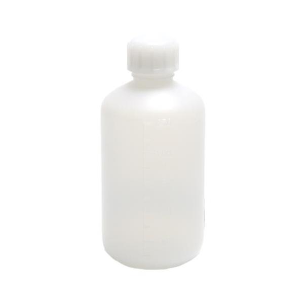 ●特長・細口の容器なので、注ぐときに便利です・中栓付で密封性が高いです●用途・溶液などの保存に●材質・本体：ポリエチレン●仕様・容量：250ml・目盛：25ml・本体サイズ：外径62mm×全高133mm