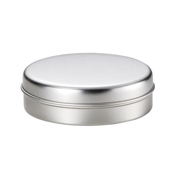 ●特長・幅広く活用できる平丸缶です●用途・小物や軟膏の保存容器に●材質・本体：ブリキ●仕様・本体サイズ：外径78mm×全長25mm