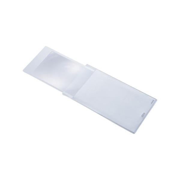 ●特長・下敷きのように軽くて薄いので携帯に便利なシート状レンズです●用途・拡大鏡として●材質・レンズ：アクリル●仕様・倍率：1.8倍・レンズサイズ：127mm×70mm