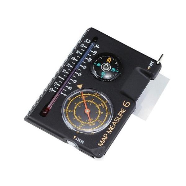 ●特長・指針の動き、静止がスムーズなオイル式です・マップメジャー、コンパス、温度計、スケール、ルーペと多機能です●用途・地図上の実寸、方角、温度、長さ測定や拡大鏡に●材質・本体：ABS・温度計：アルコール・ローラー：ジュラコン●仕様・縮尺(...