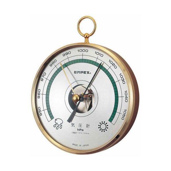 Empex アネロイド気圧計・温度湿度計-
