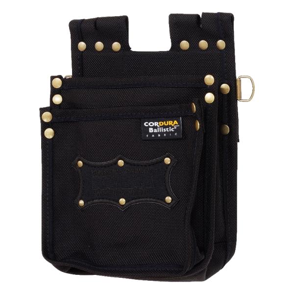 KNICKS（ニックス） 建築用ツーウェイバリスティック腰袋 BA-201TB 黒