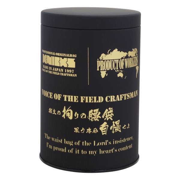 KNICKS（ニックス） ロゴプリント スチール缶 KN-SC [腰袋 作業袋 工具差し] ＼LINEお友達で300円OFF／