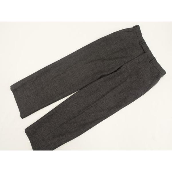 ポールスミス Paul Smith ノータックツイードストレートスラックス 30 グレー