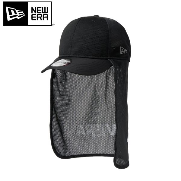 NEW ERA ( ニューエラ ) 9THIRTY サンシェード Tech Multi Mesh ブラック アウトドア 帽子 キャップ メッシュ 通気性 登山 レジャー ユニセックス 日よけ