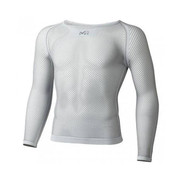 �A���_�[�V���c ���b�V�� �h���C�i�~�b�N �V���cDRYNAMIC MESH 3/4 SLEEVE CREW (LIGHT GREY) ( MIV01356-2601-S/M / JSM10307234 ) ( �~���[ ) (Q41CD)