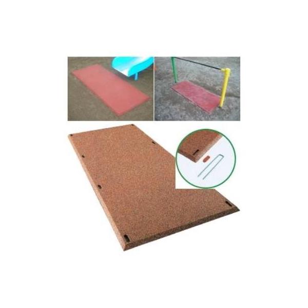 メーカー品番：S-7220商品仕様：●60cmｘ140cmｘ厚さ2cm ●古タイヤ再生チップ成型品 ●固定用Ｕ字釘8本、カバーゴム8個付 ●13.6kg 送料に関して：この商品は、メーカー指定の大型扱い商品となります。通常送料とは異なります...