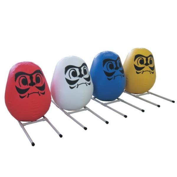 メーカー品番：S-7216 スーパーだるま君商品仕様：●だるま直径70cm×高さ90cm ●はしご幅30cm×長さ160cm ●重量5.5kg(梯子含む) ●内装：塩ビフィルム ●外装：ターポリン ●着脱式砂袋付 ●梯子：硬質塩ビパイプ ※...