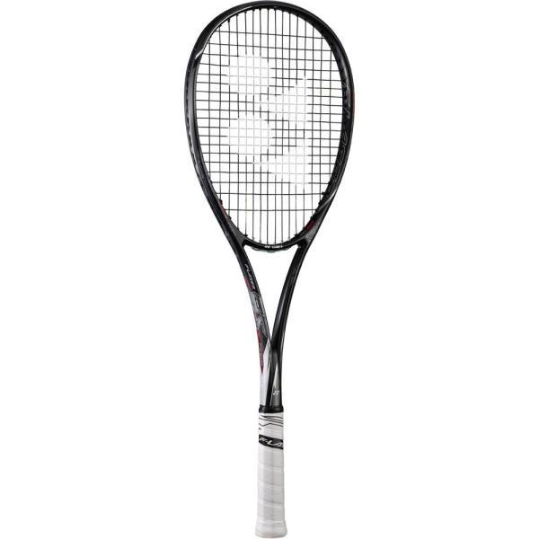 テニスラケット ソフトテニス 軟式ラケット ソフトテニスラケット F-LASER 9S(エフレーザー 9S) フレームのみ ブラック/ブラック  (YNX)(QCC16)