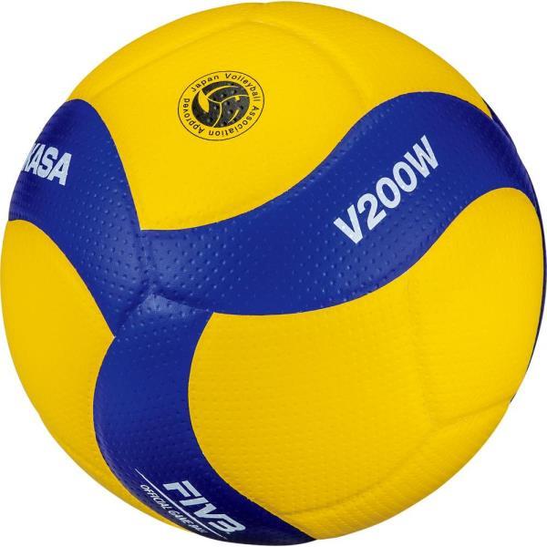 バレーボール 5号球 バレーボール MIKASA バレー 5号 V200W バレーボール国際公認球 検定球5号  (MKS)(QCC16)