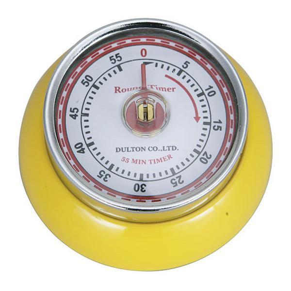 �L�b�`���^�C�}�[ ������� �G�� DULTON 100-189YL KITCHEN TIMER W/MAGNET YL (DTN) (Q41CD)