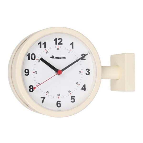 v  Ǌ| EH[NbN S624-659IV DOUBLE FACE CLOCK 170D IVORY (DTN) (Q41CD)