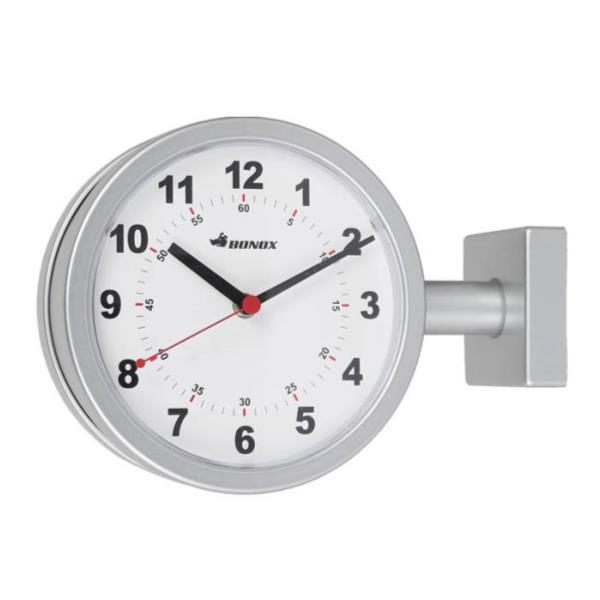 v  Ǌ| EH[NbN S624-659SV DOUBLE FACE CLOCK 170D SILVER (DTN) (Q41CD)