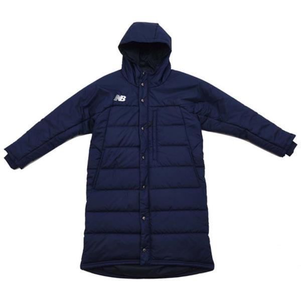 New Balance ネイビー ベンチコート　定価21000円 新品未使用】New Balance ベンチコート ネイビー Lサイズ - メルカリ