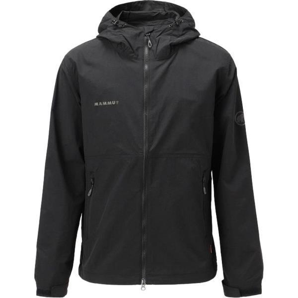 WPbg Y p[J[ Y gbLOEFA HIKING WB HOODED JACKET AF MEN BLACK (MAT) (Q41CD)