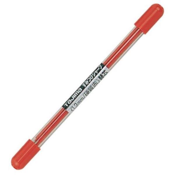 替芯 建築用シャーペン すみつけシャーペン シャープペンシル SS13S-RED すみつけシャープ(1.3mm)硬質赤替芯(6本入) (TJM) (Q41CD)