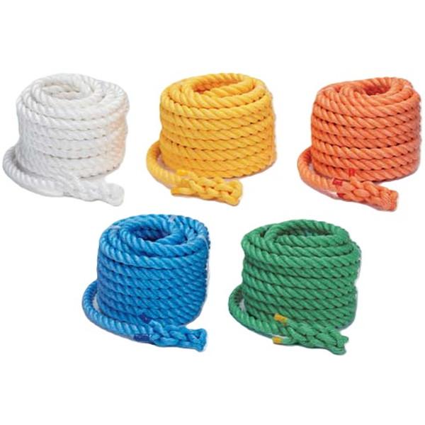 ●両端サツマ加工●5色(オレンジ・青・黄・緑・白)各1本1組品番：K-1048 5色網引ロープ30商品仕様：●材質：ポリプロピレン●サイズ：直径30mm×長10m●重さ：約4.5kg/本検索ワード：綱引き 綱引 つなひき 綱 つな ツナ 運...