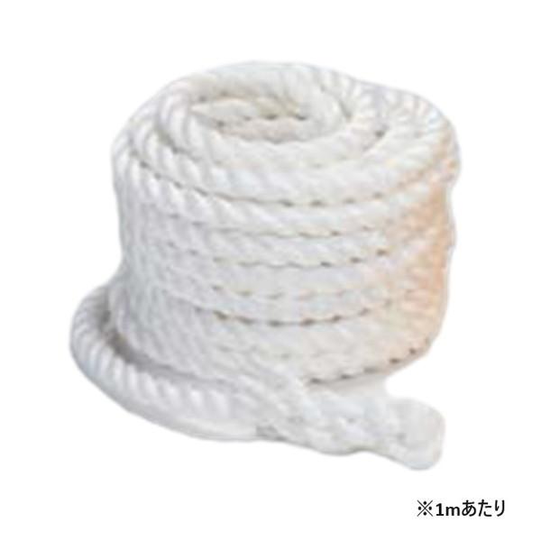 ●1mあたりの価格になります。※3m以下は3m分の価格になります。品番：K-1049-WT カラー網引30mm 白商品仕様：●材質：ポリプロピレン●サイズ：直径30mm●重さ：約0.45kg/m●両端ヒートカット加工●要長さ指定※3m以下は...