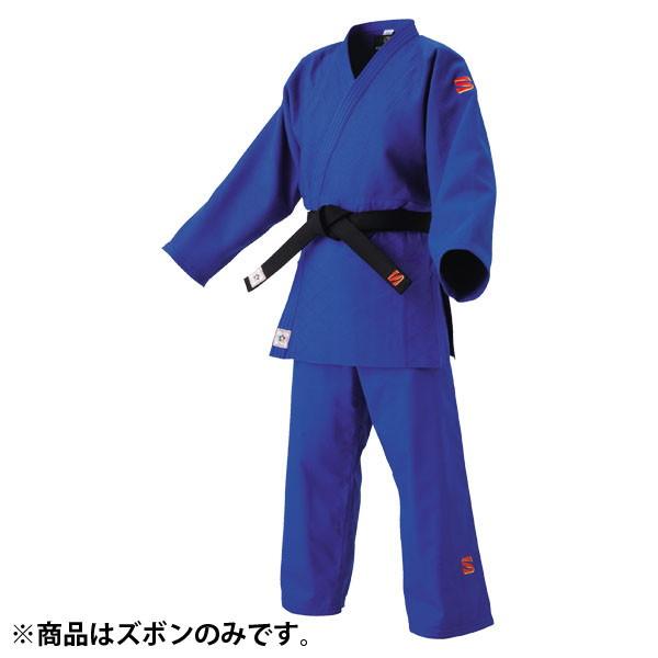 柔道着 柔道 格闘技 JNFPX3YFF IJF スリムタイプズボン(手長・足長用)ブルー JNFPX3YFF (KSA)