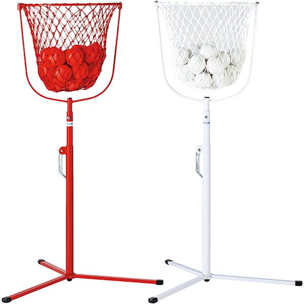 ●幼児〜小学校低学年向け全高型玉入台。●小さなお子様でも楽しめる低い高さの玉入台です。品番：U-7069 紅白玉入台120(低全高型)商品仕様：●商品サイズ：かご内径43cm、高さ調節(120~160cm)●商品重量：8.8kg/組●数量：...