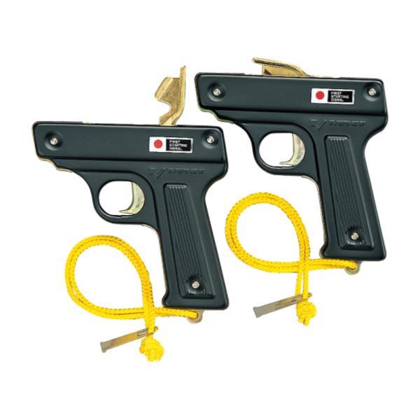 メーカー品番：EGA202　　商品仕様：●サイズ＝長さ14cm×高さ14cm ●２丁１組 ●自重＝400g／丁 ●材質＝本体：スチール、受皿・撃鉄：真鍮合金 ●単発式 ●クリーナー付 ●日本製